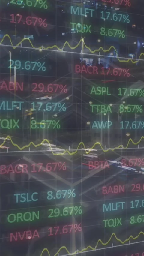 Animation of data processing on black background Stock Footage 344635701