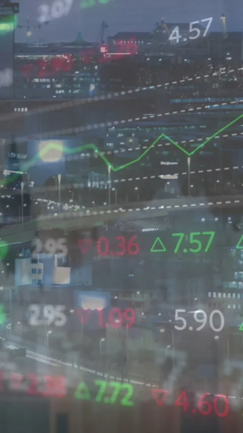Animation of data processing on black background Stock Footage 344722595
