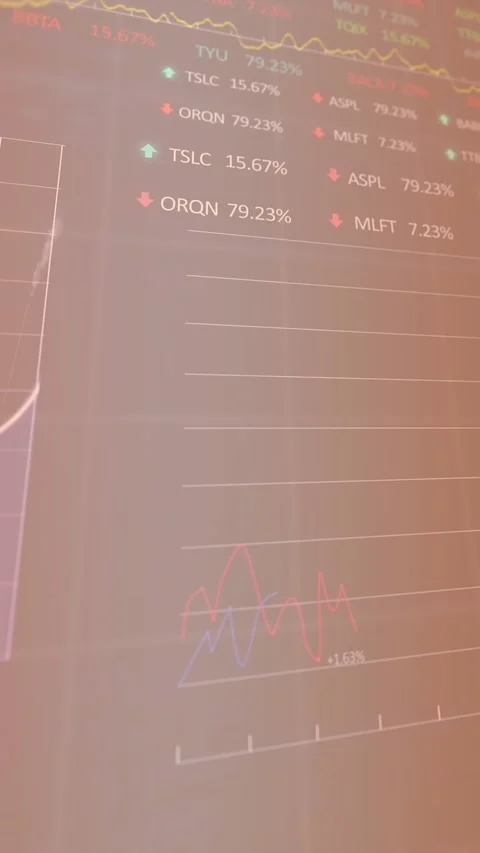 Animation of data processing on brown background Stock Footage 344723011