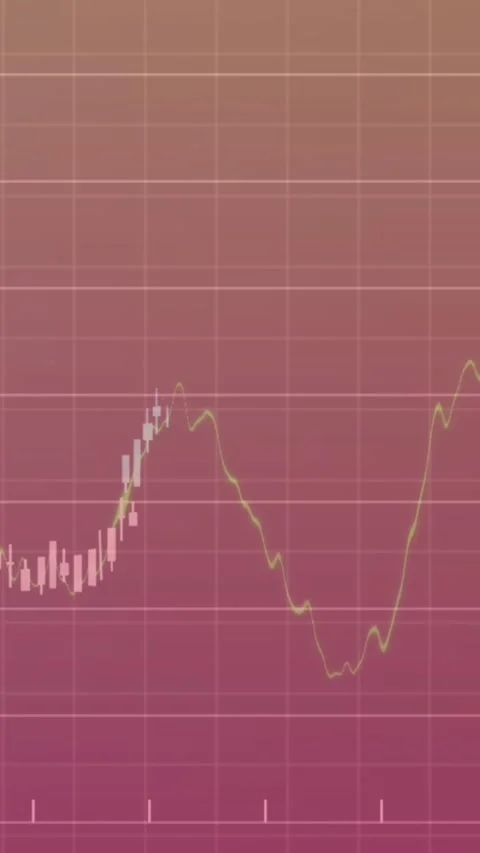 Animation of data processing on brown background Stock Footage 344774805
