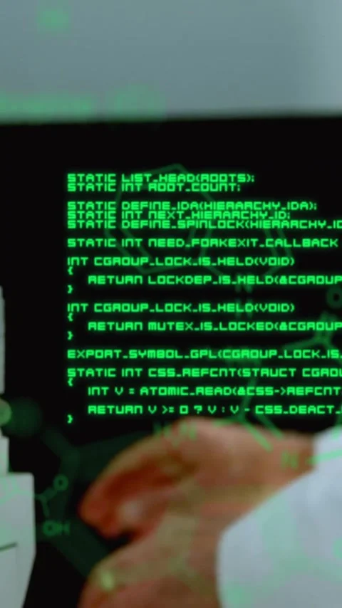 Animation of data processing with chemical formula over caucasian male scientist Stock Footage 342996939