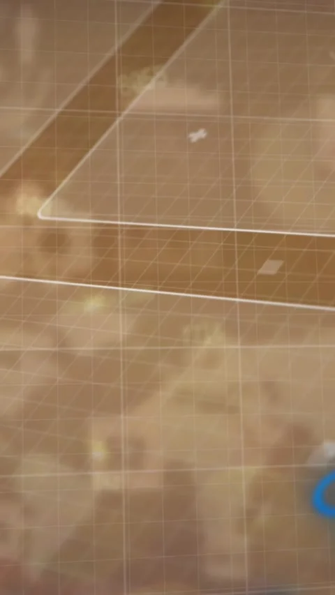 Animation of data processing with globe on orange background Stock Footage 321852729