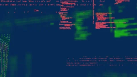 Animation of data processing on navy background Stock Footage 326096426