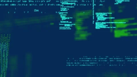Animation of data processing on navy background Stock Footage 328079890