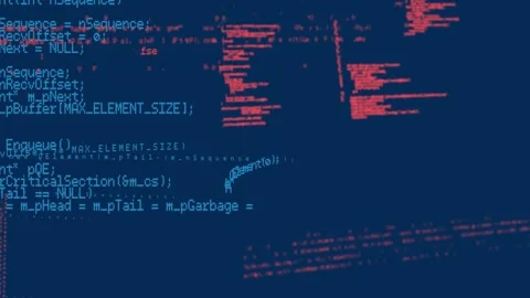 Animation of data processing on navy background 動画素材 330728093