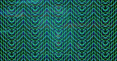 Animation of data processing, online security padlock and circuit board Stock Footage 329692957