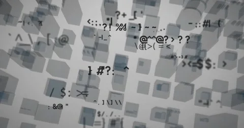 Animation of data processing over 3d cityscape Stock Footage 329510657