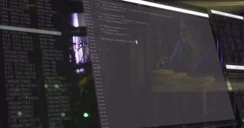 Animation of data processing over african american female it engineer by Stock Footage 196887747