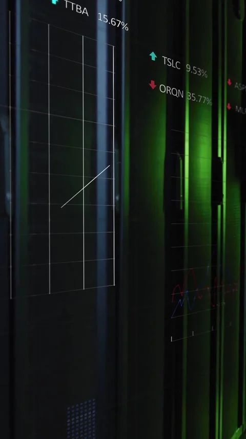 Animation of data processing over asian male it engineer by computer servers Stock Footage 343082845