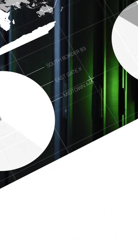 Animation of data processing over asian male it engineer by computer servers Stock Footage 343127434