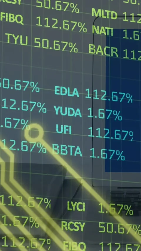 Animation of data processing over binary coding Video stock 342612552