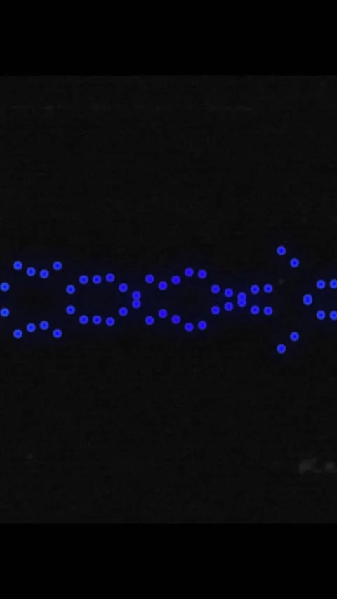 Animation of data processing over black background 库存影片 319156700