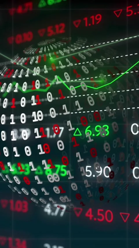 Animation of data processing over black background Stock Footage 342015762