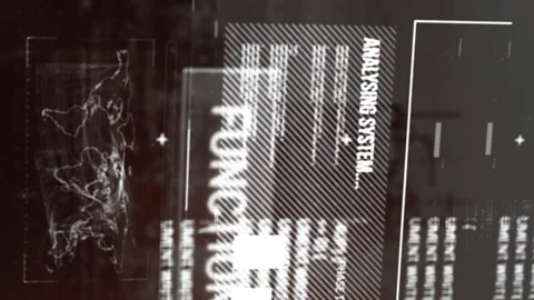 Animation of data processing over building site Vídeos de archivo 312873658