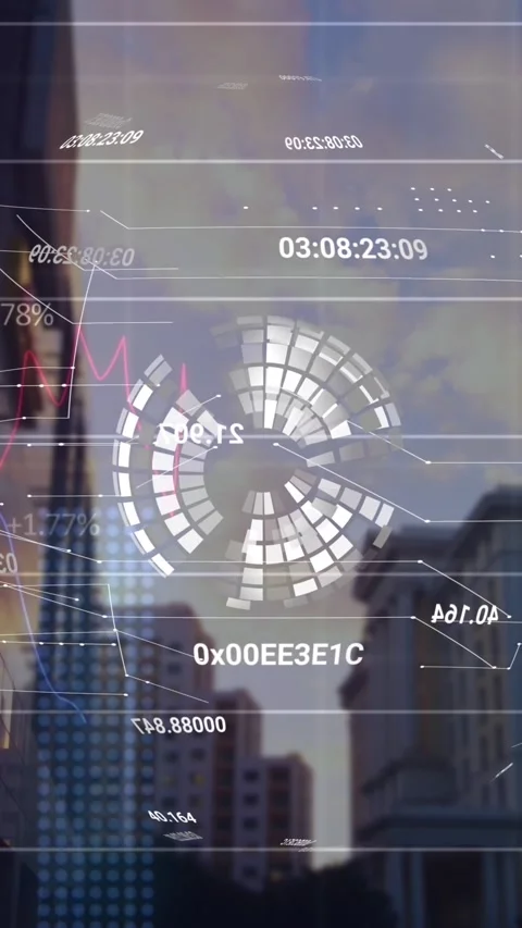 Animation of data processing over businessman using tablet Vidéo 343867006