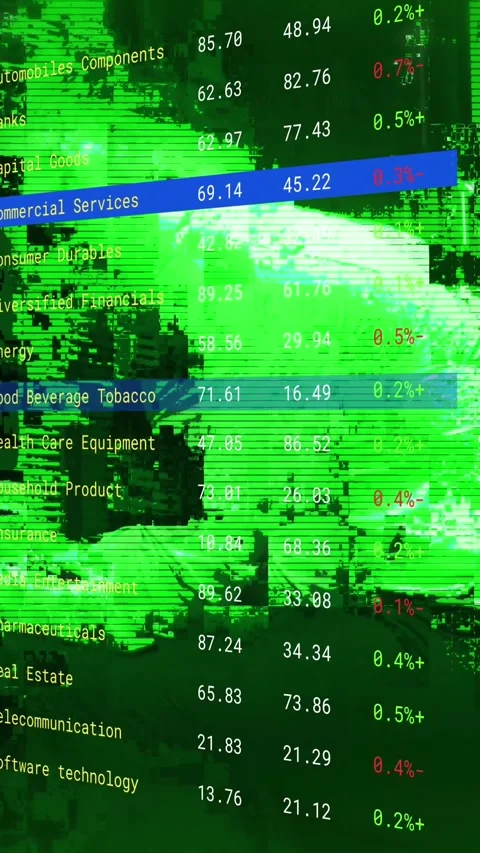Animation of data processing over caucasian male it technician by computer Stock Footage 342595015