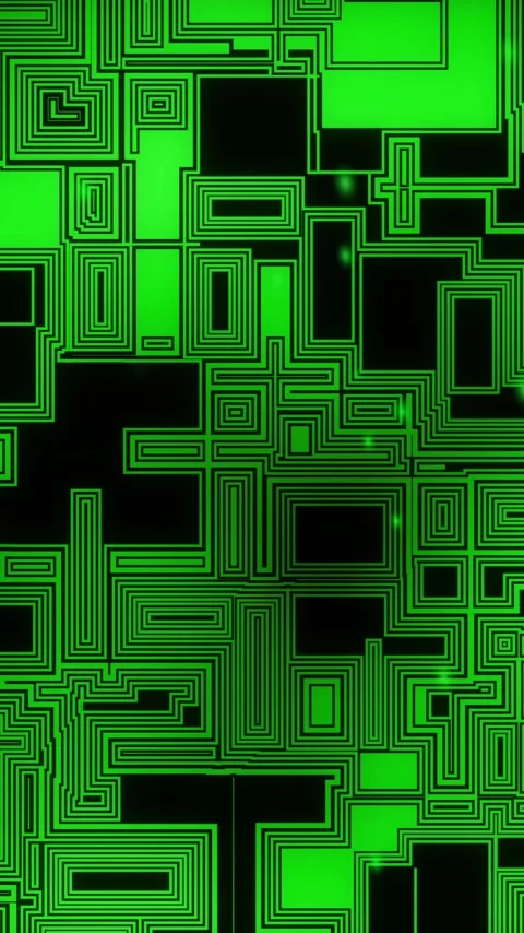 Animation of data processing over computer circuit board Stock Footage 342677284
