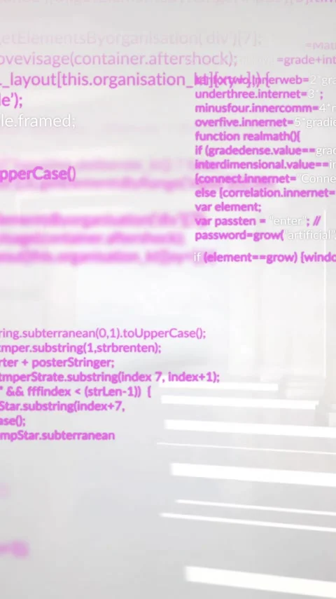 Animation of data processing over computer servers Stock Footage 343127443