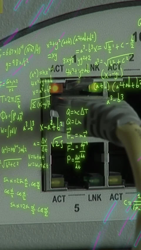 Animation of data processing over computer server Stock Footage 343679659