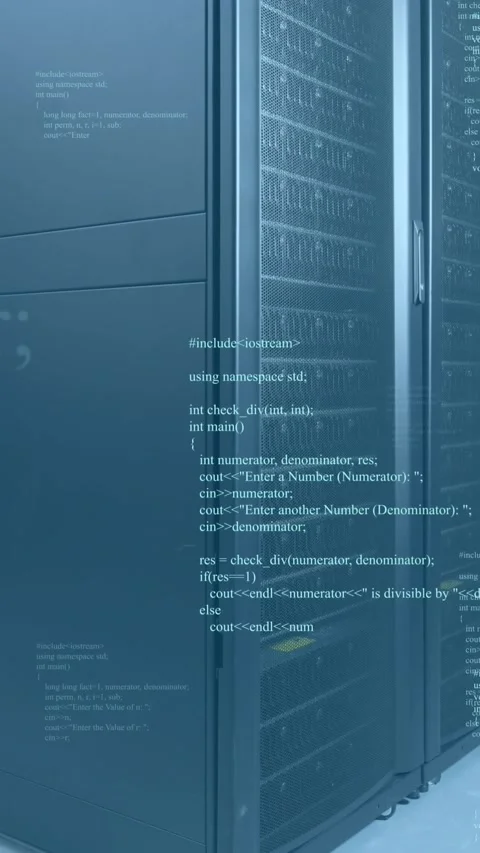 Animation of data processing over computer servers Stock Footage 344243914