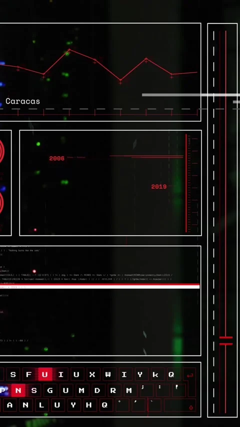 Animation of data processing over computer servers Stock Footage 344402598