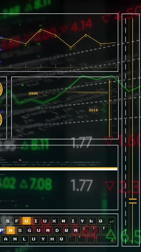 Animation of data processing over computer servers Stock Footage 344402609