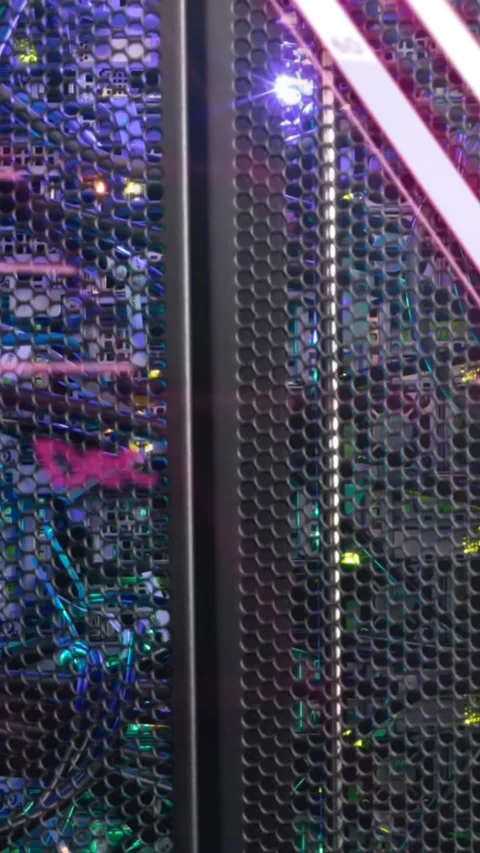 Animation of data processing over computer servers Stock Footage 344557060