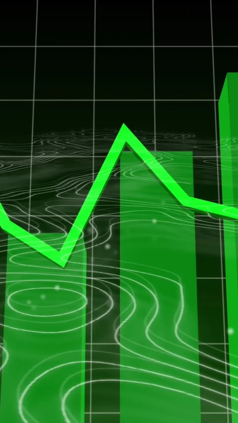 Animation of data processing over digital icons and computer circuit board Stock Footage 344524635
