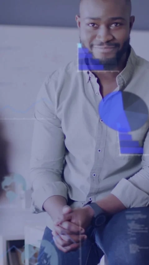 Animation of data processing over diverse schoolchildren and male teacher in Stock Footage 320512684