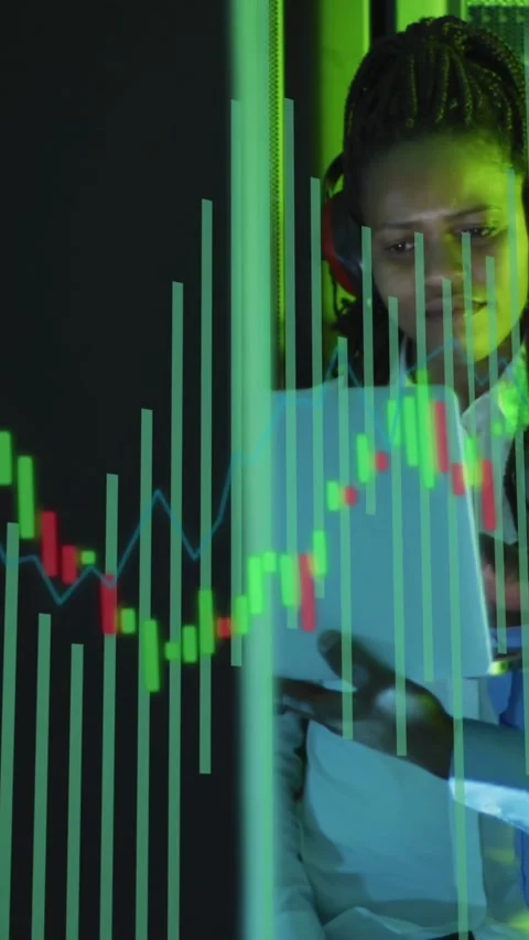 Animation of data processing over diverse it engineers by computer servers Stock Footage 324022197