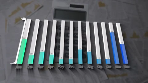 Animation of data processing over documents Stock Footage 199338294