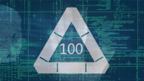 Animation of data processing over globe and binary coding on blue background Stock Footage 330728165
