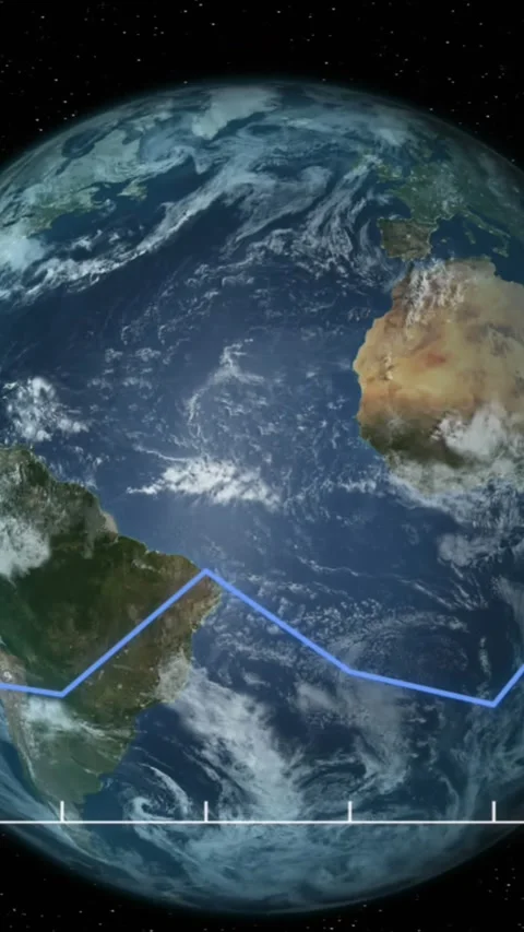 Animation of data processing over globe Stock Footage 344783512