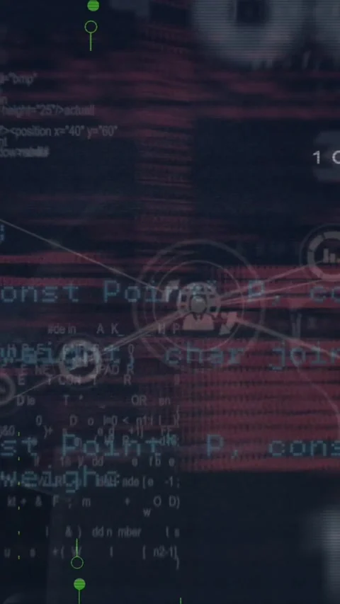 Animation of data processing over glowing light trails on motherboard Stock Footage 344783091