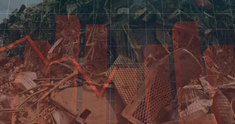 Animation of data processing over group of men and women exercising Stock Footage 329123071