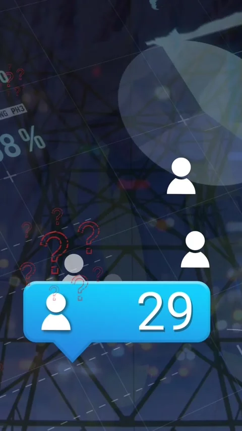 Animation of data processing over media icons and pylon Stock Footage 344669228