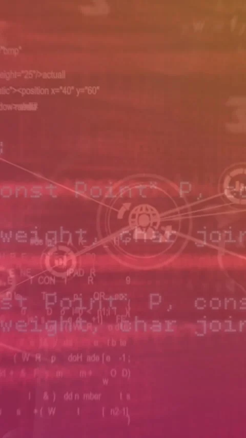 Animation of data processing over network of connections Видео 343920227
