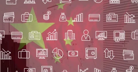 Animation of data processing over snowflakes pattern on jumper pattern Stock Footage 328009778