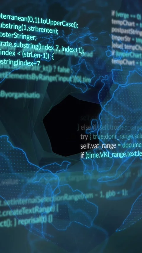 Animation of data processing over spinning globe against black background Stock Footage 344745905