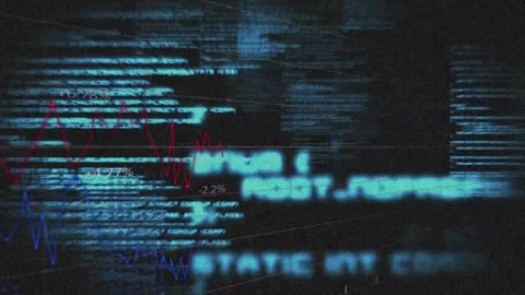 Animation of data processing over stack of cardboard box Stock Footage 329288916