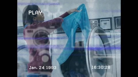 Animation of data processing over woman in self drive car Stock Footage 326878714