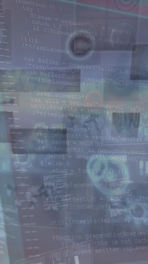Animation of data processing over woman's blue eye Stock Footage 344679629