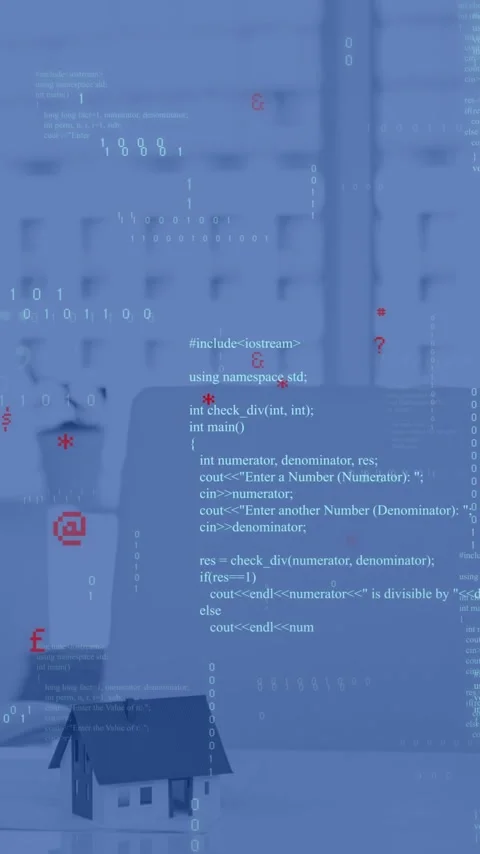 Animation of data processing over work station in office Stock Footage 341976873
