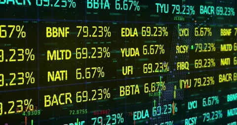 Animation of data processing with stock ... | Stock Video | Pond5