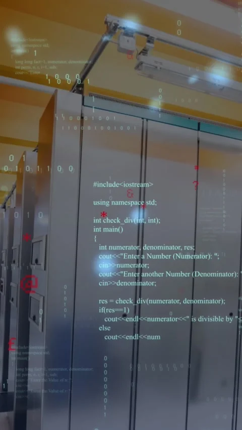 Animation of data processing, symbols and blue glowing spots against computer Stock Footage 344594685