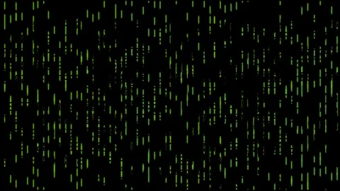 Animation data storm flashing streams of data Stock Footage 116253232