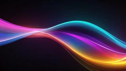 Animation data technology abstract futuristic wave background. Stock Footage 270317077