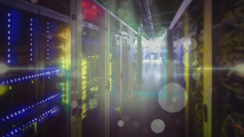 Animation of database and computer server Video stock 100020799