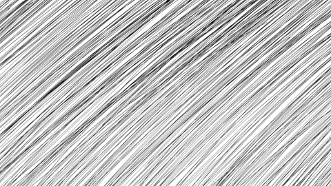 Animation of a dense arrangement of diagonal lines with different line spacing Stock Footage 306115375