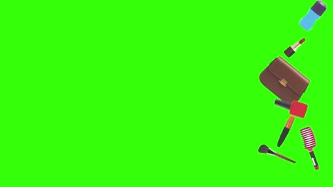 Animation design elements with women gadgets and wake-up Stock Footage 260826234